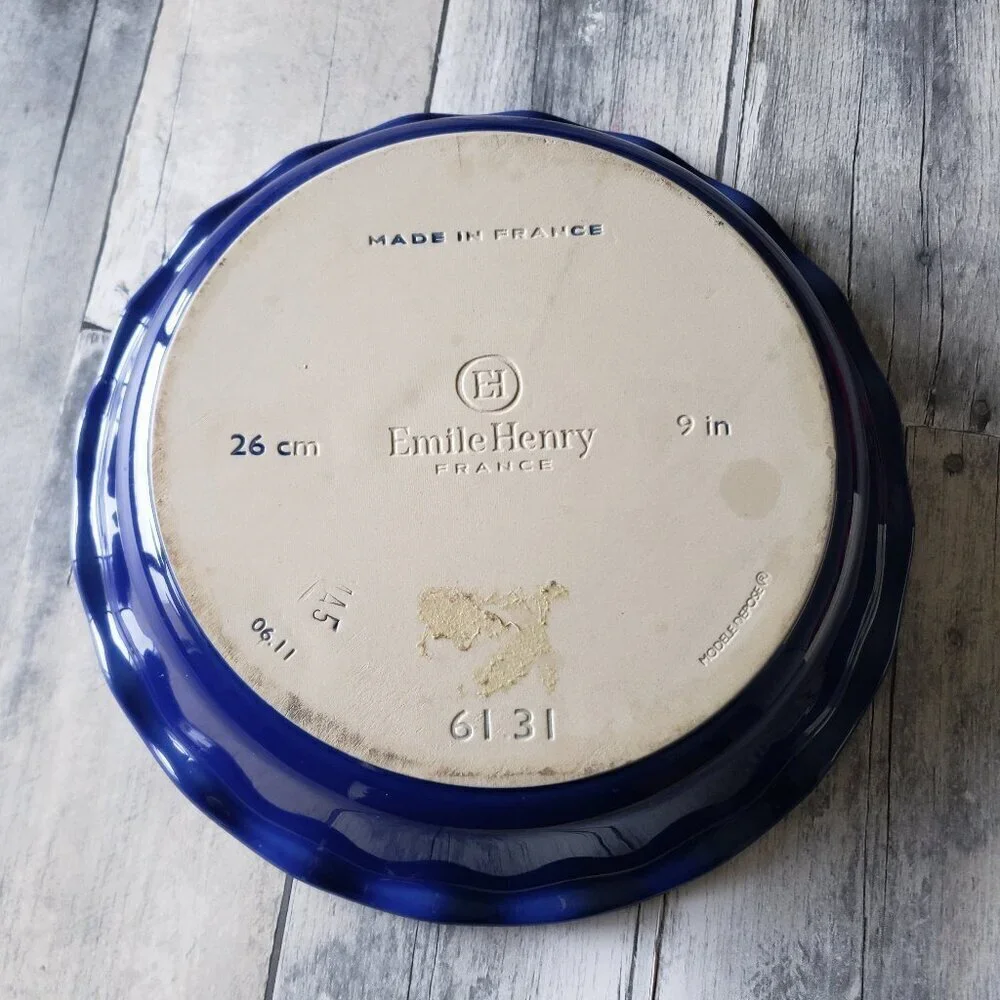 Emile Henry blue emile